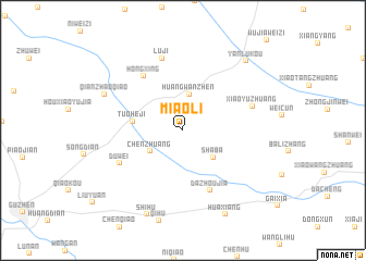 map of Miaoli