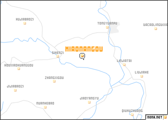 map of Miaonangou