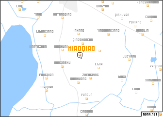 map of Miaoqiao