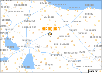 map of Miaoquan