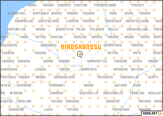 map of Miao-shan-ssu