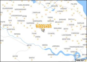 map of Miaoshan