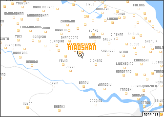 map of Miaoshan