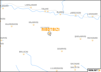 map of Miaotaizi