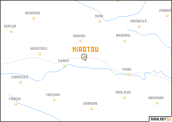 map of Miaotou