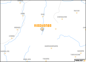 map of Miaowanba