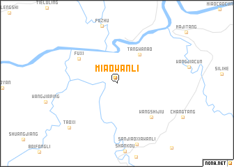 map of Miaowanli