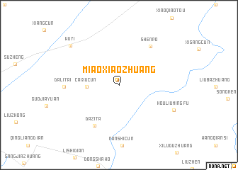 map of Miaoxiaozhuang