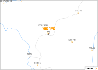 map of Miaoya