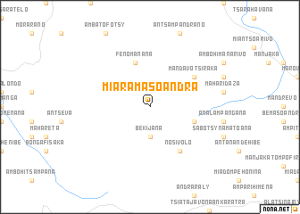 map of Miaramasoandra