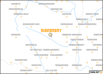 map of Miaranony