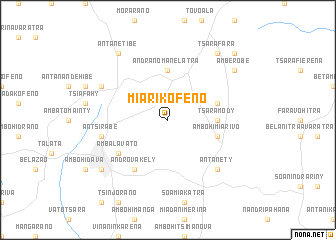 map of Miarikofeno