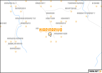 map of Miarinarivo