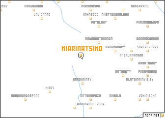 map of Miarinatsimo