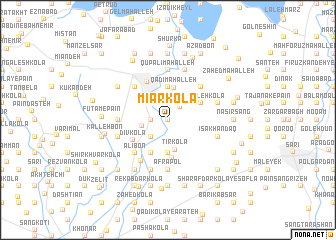 map of Mīār Kolā