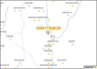 map of Miary-Taheza