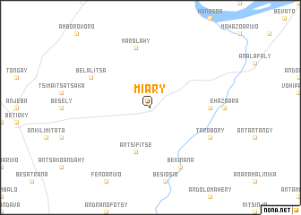 map of Miary