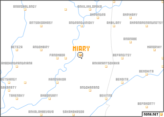 map of Miary