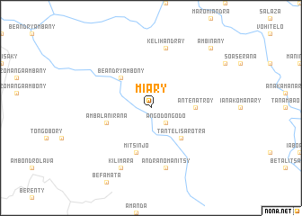 map of Miary