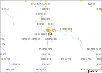 map of Miary