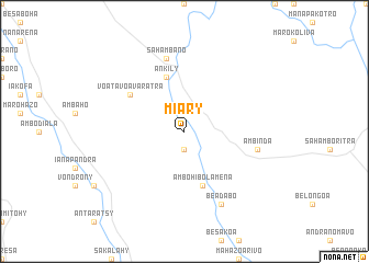 map of Miary