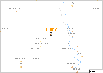 map of Miary