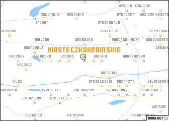 map of Miasteczko Kraińskie