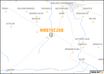 map of Miasteczko