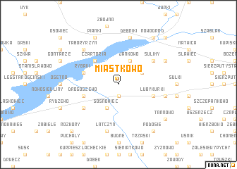 map of Miastkowo