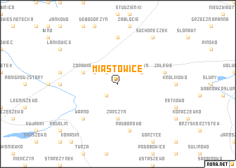 map of Miastowice