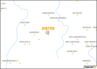 map of Miatra