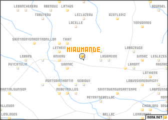 map of Miaumande