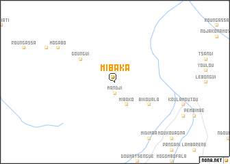 map of Mibaka