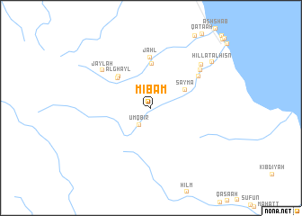 map of Mībām