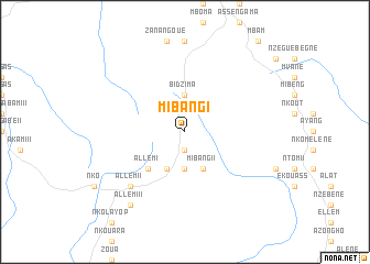 map of Mibang I