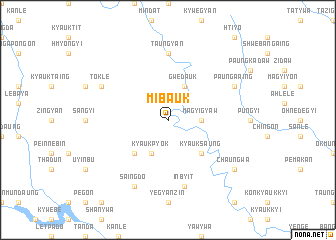 map of Mibauk