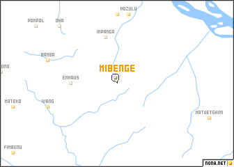 map of Mibenge