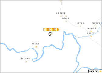 map of Mibonge