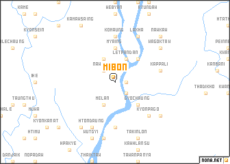map of Mibon
