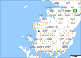 map of Miburani