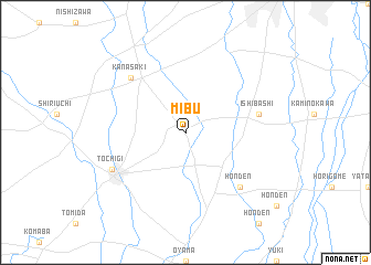 map of Mibu
