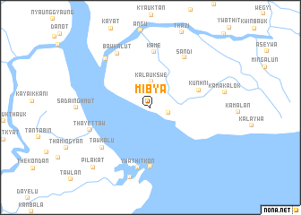 map of Mibya