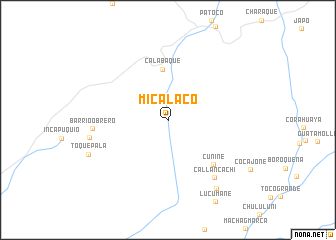 map of Micalaco