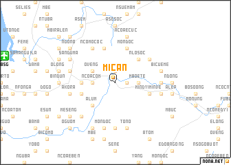 map of Micán