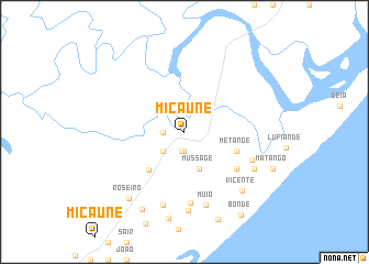 map of Micaúne