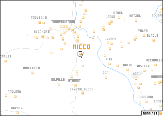 map of Micco