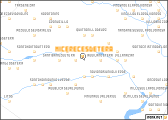 map of Micereces de Tera