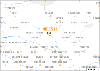 map of Miceşti