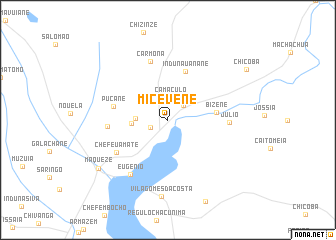 map of Micevene