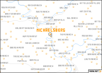 map of Michaelsberg